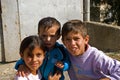 Gypsy kids, Janjevo, Kosovo Royalty Free Stock Photo