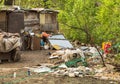 Gypsy settlement in Belgrade Royalty Free Stock Photo