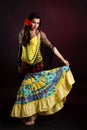 Gypsy woman dance