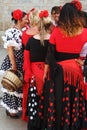 Gypsy women in french Saintes Maries de la Mer