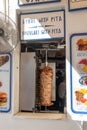 A Gyro Stand on the Greek Isle of Mykonos