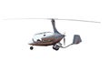 Gyrocopter with open Canopy Royalty Free Stock Photo