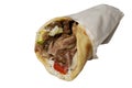 Gyros Pita Royalty Free Stock Photo