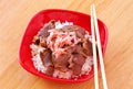 Gyudon. Beef Bowl. Japanese Dish.