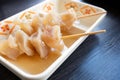 Gyusuji oden beef tendon skewer - a popular Japanese food