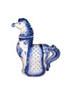 Gzhel horse Royalty Free Stock Photo