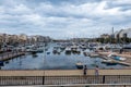Malta, Gzira, Marina with yachts