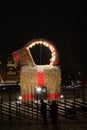 GÃÂ¤vle goat is a big Christmas goat of straw