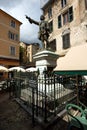 General Jean-Pierre Gaffory, Place Gaffory, Corte, Corse, France Royalty Free Stock Photo