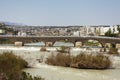 Silifke bridge and Goksu river Royalty Free Stock Photo