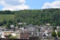 Koblenz, Germany - 06 25 2020: Koblenz-GÃÂ¼ls waterfront are with the classic houses