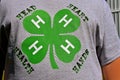 4-H club member wearing a t-shirt