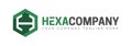 H Hexa Flat Logo Design
