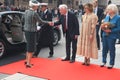 Danish Royal family arrives at Christiansborg Copenhagen