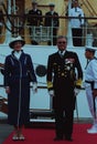 H.M.the Queen Margrethe & Prince Henrik in Aarhus Royalty Free Stock Photo