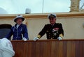 H.M.the Queen Margrethe & Prince Henrik in Aarhus Royalty Free Stock Photo