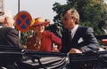 H.M.THE QUEEN MARGRETHE AND PRINCE HENRIK VISISTS Royalty Free Stock Photo