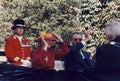 H.M.THE QUEEN MARGRETHE AND PRINCE HENRIK VISISTS Royalty Free Stock Photo