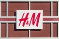 H and M Retail Store Exterior and Trademark Logo