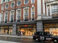 Oxford street with H&M fashion store is the busiest street in Europe