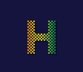 H Megapixels Creative Logo Design Concept