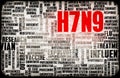 H7N9 Royalty Free Stock Photo