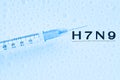 H7N9 Virus Background Royalty Free Stock Photo