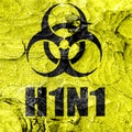 H1N1 virus concept background Royalty Free Stock Photo