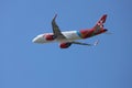 9H-NEB Air Malta Airbus A320-251N departing from Amsterdam Schiphol Airport at Aalsmeerbaan