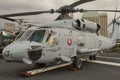 H-60 Seahawk Helicopter on the USS Midway Museum Royalty Free Stock Photo