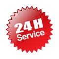 24h service / delivery Royalty Free Stock Photo