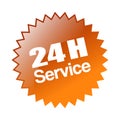 24h service / delivery Royalty Free Stock Photo