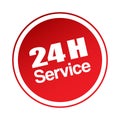 24h service / delivery Royalty Free Stock Photo