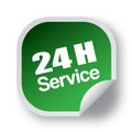 24h service / delivery Royalty Free Stock Photo