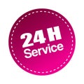 24h service / delivery Royalty Free Stock Photo