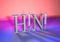 H1N1-color Royalty Free Stock Photo