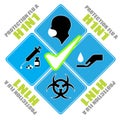 H1N1 icon Royalty Free Stock Photo