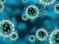 H1n1 viruses Royalty Free Stock Photo