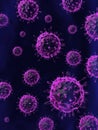H1n1 viruses Royalty Free Stock Photo