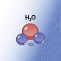 H2O water molecule