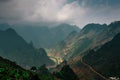 The Ha Giang Valley in the Northem Vietnam Royalty Free Stock Photo