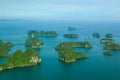 Ha Long Bay view from above, fisher farm in Halong bay Royalty Free Stock Photo