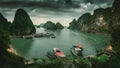 Ha Long Bay Vietnam. Islands landscape at Halong Royalty Free Stock Photo