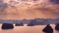 Ha Long Bay Vietnam. Islands landscape at Halong Royalty Free Stock Photo