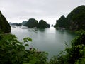 Ha Long Bay in Vietnam as Seen from Suprise Cave