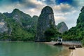 Ha Long Bay Vietnam. Islands landscape at Halong Royalty Free Stock Photo