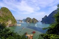 Ha Long Bay in Vietnam Royalty Free Stock Photo