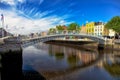 Hapenny Bridge Dublin Royalty Free Stock Photo
