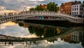 Ha Penny Bridge in Dublin, Ireland Royalty Free Stock Photo
