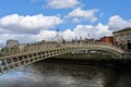 Ha Penny bridge in Dublin, Ireland